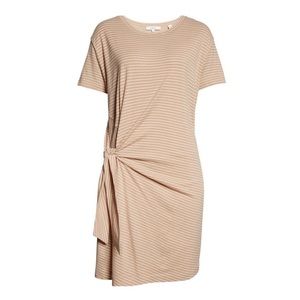 Vince NWT Classic Stripe Side Tie Dress